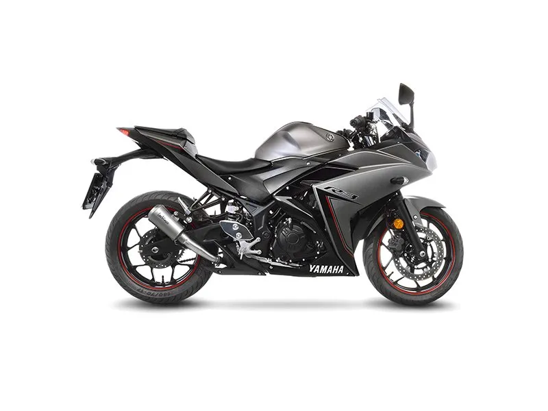 Exosto Slip on Lv 10 Yamaha Mt 03 Leovince — vista 3 para YAMAHA YZF R3