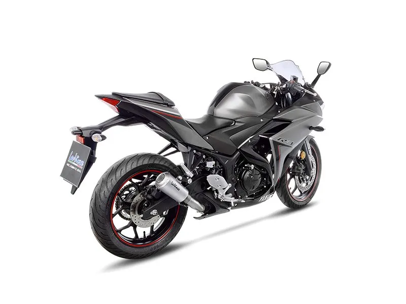 Exosto Slip on Lv 10 Yamaha Mt 03 Leovince — vista 4 para YAMAHA YZF R3