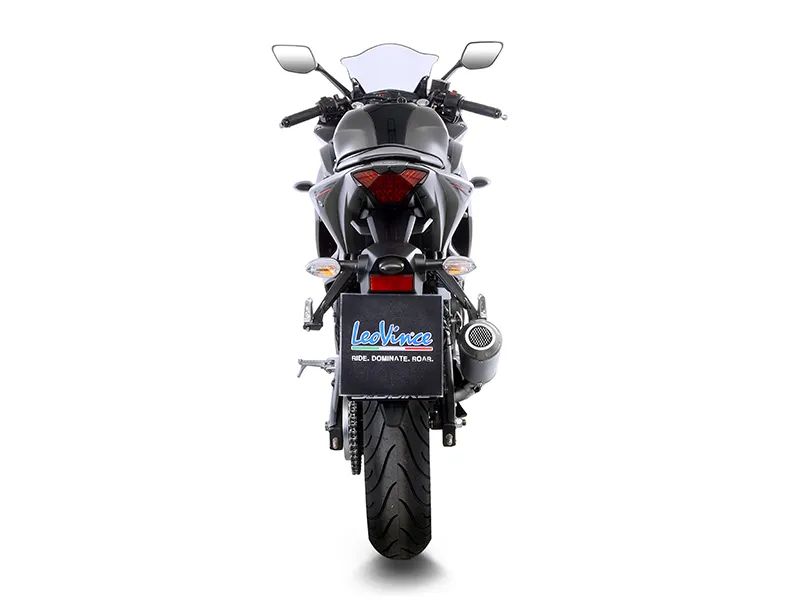Exosto Slip on Lv 10 Yamaha Mt 03 Leovince — vista 5 para YAMAHA YZF R3