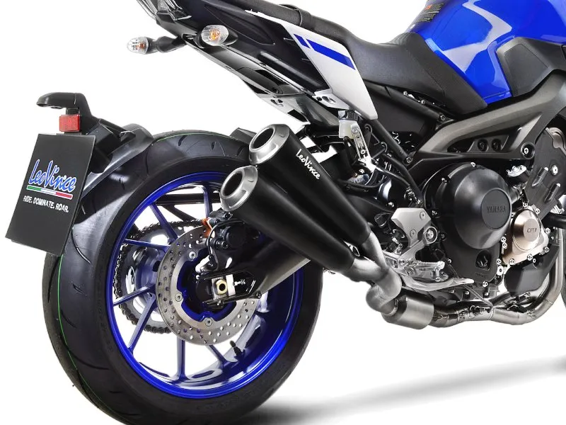 Exosto Escape Mofle Full System Gp Duals Yamaha Mt 09 Leovince — vista 2