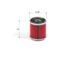 Filtro de aceite Yamaha Xmax 300/Nmax Connected/Mt15/R15 Malossi