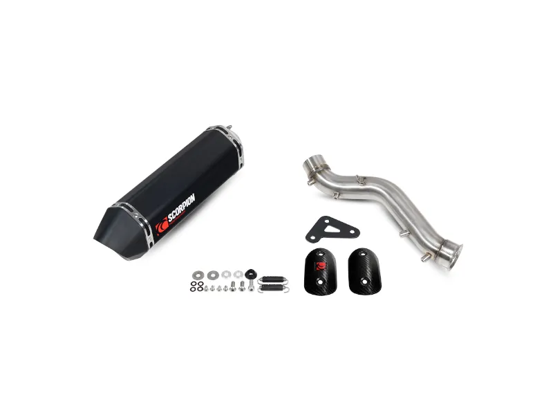 Exosto Serket Parallel Slip on Ktm Adventure 890 Scorpion — vista 5