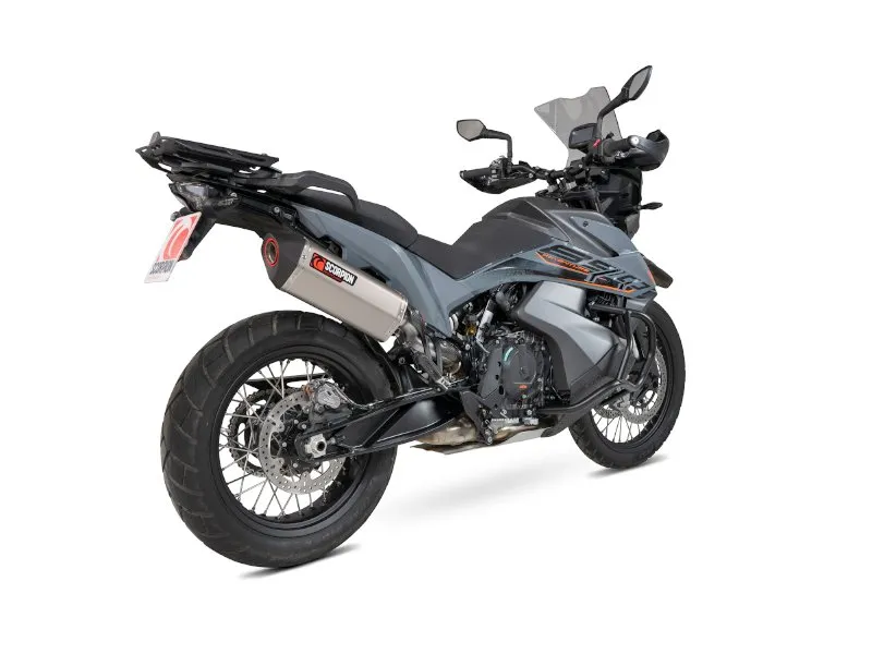 Exosto Serket Parallel Slip on Ktm Adventure 890 Titanio Scorpion