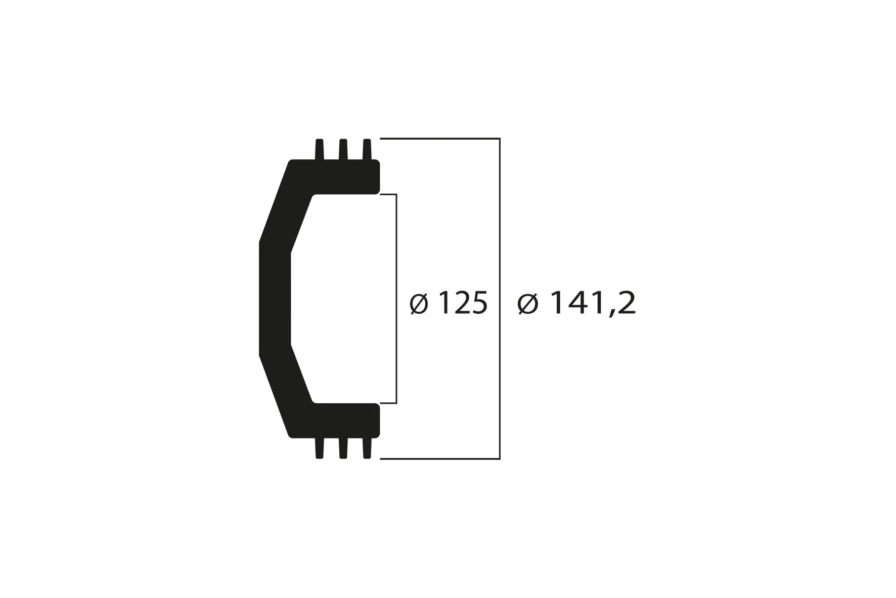 Campana clutch Yamaha Nmax/Nmax Connected/Aerox Maxi wing Malossi — vista 2 para YAMAHA NMAX 155