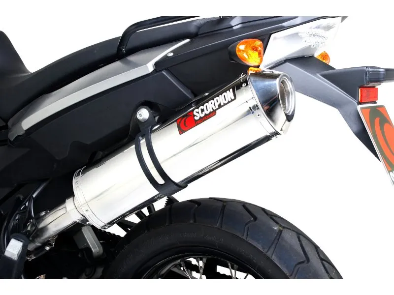 Exosto Mofle Factory Oval Slip on Bmw F800 Gs Scorpion — vista 2