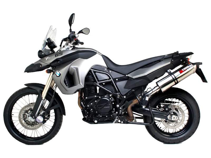 Exosto Mofle Factory Oval Slip on Bmw F800 Gs Scorpion - Image 3