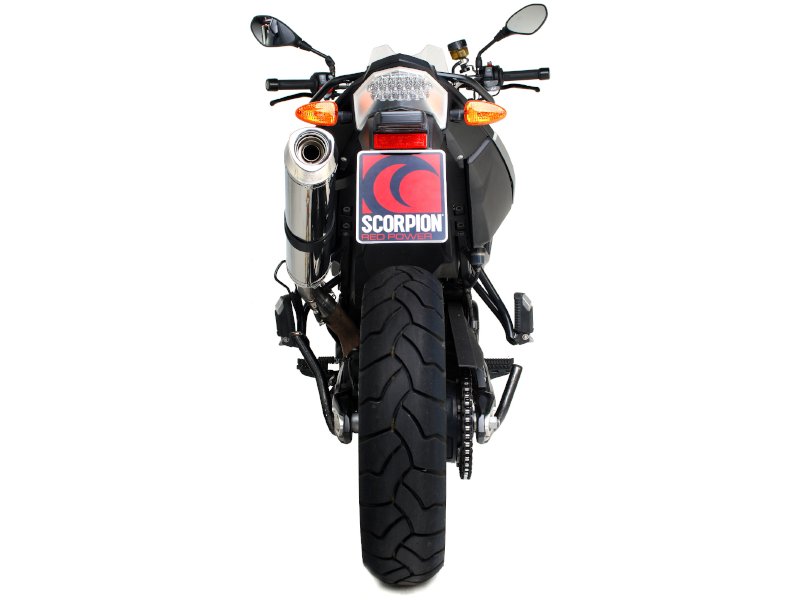 Exosto Mofle Factory Oval Slip on Bmw F800 Gs Scorpion - Image 4