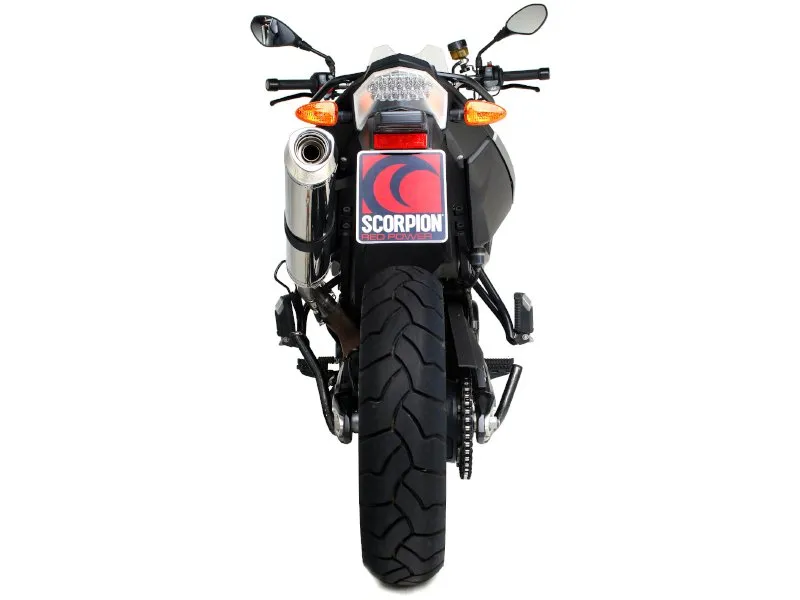 Exosto Mofle Factory Oval Slip on Bmw F800 Gs Scorpion — vista 4