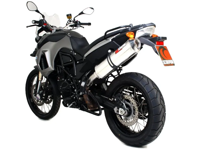 Exosto Mofle Factory Oval Slip on Bmw F800 Gs Scorpion