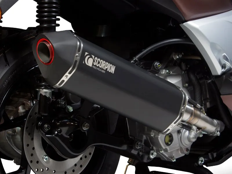 Exosto Escape Mofle Full System Yamaha Xmax 300 Serket Parallel Scorpion — vista 3