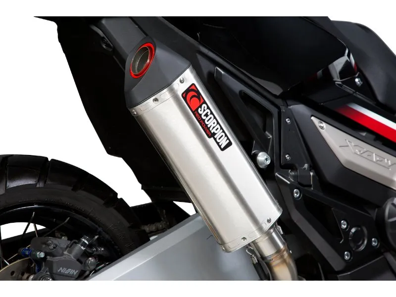 Exosto Escape Mofle Honda Xadv 750 Serket Parallel Scorpion — vista 2 para HONDA XADV 750