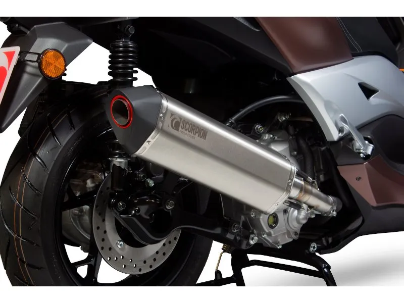 Exosto Escape Mofle Full System Yamaha Xmax 300 Serket Parallel Scorpion — vista 2