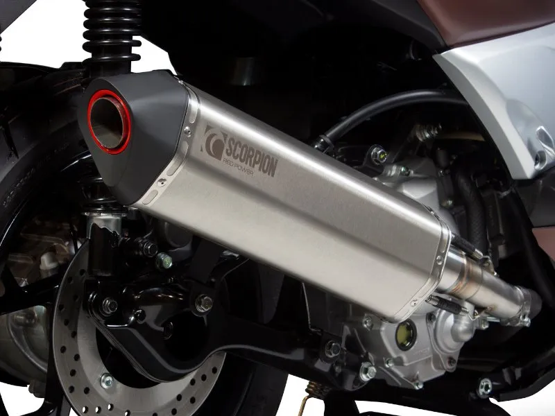 Exosto Escape Mofle Full System Yamaha Xmax 300 Serket Parallel Scorpion — vista 3
