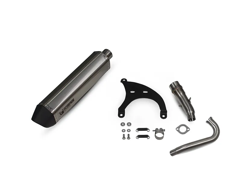 Exosto Escape Mofle Full System Yamaha Xmax 300 Serket Parallel Scorpion — vista 5