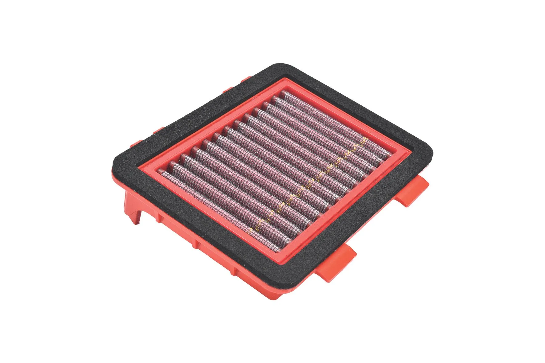 Filtro de aire BMC de alto flujo versión Race para motocicletas KTM Duke, RC y Adventure, así como Husqvarna Svartpilen compatibles. Diseñado para maximizar el flujo de aire hacia el motor y mejorar la respuesta en conducción deportiva. para KTM 390 DUKE