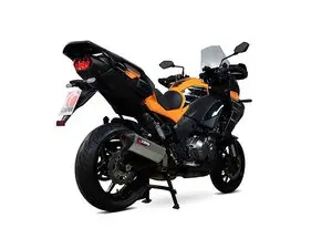 Exosto Serket Parallel Slip on Kawasaki Versys 1000 Titanio Ceramica Scorpion