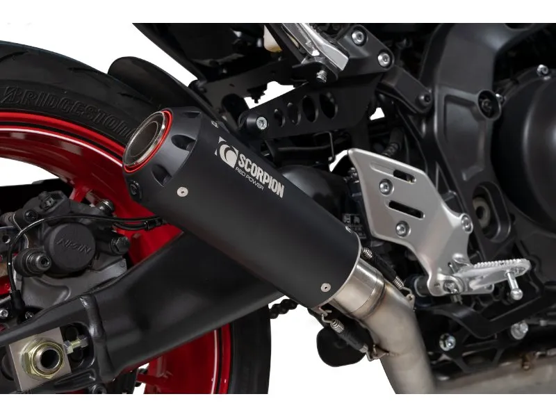 Exosto Escape Mofle Full System Red Power Yamaha Mt 09 Scorpion — vista 2 para YAMAHA MT 09 V3