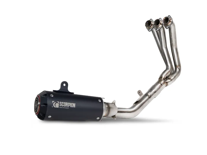 Exosto Escape Mofle Full System Red Power Yamaha Mt 09 Scorpion — vista 3 para YAMAHA MT 09 V3