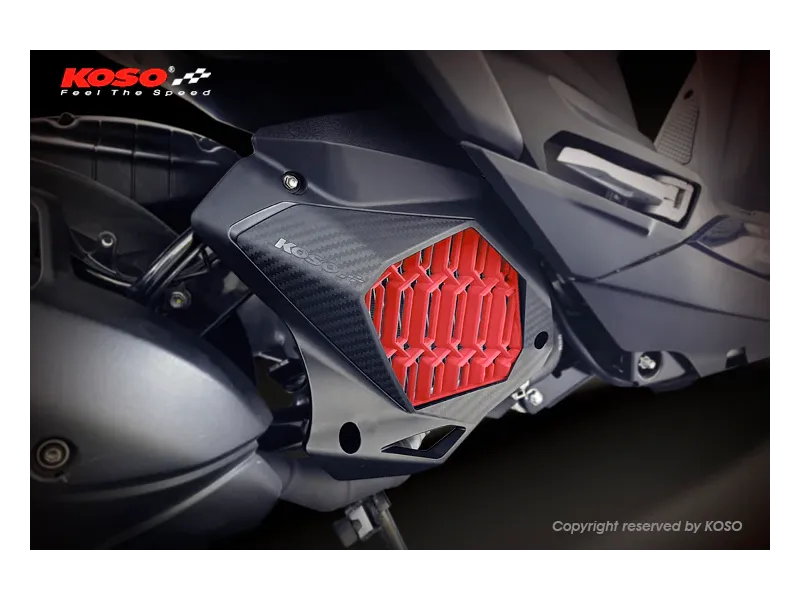 Cubierta Radiador Yamaha Nmax Connected Koso — vista 2