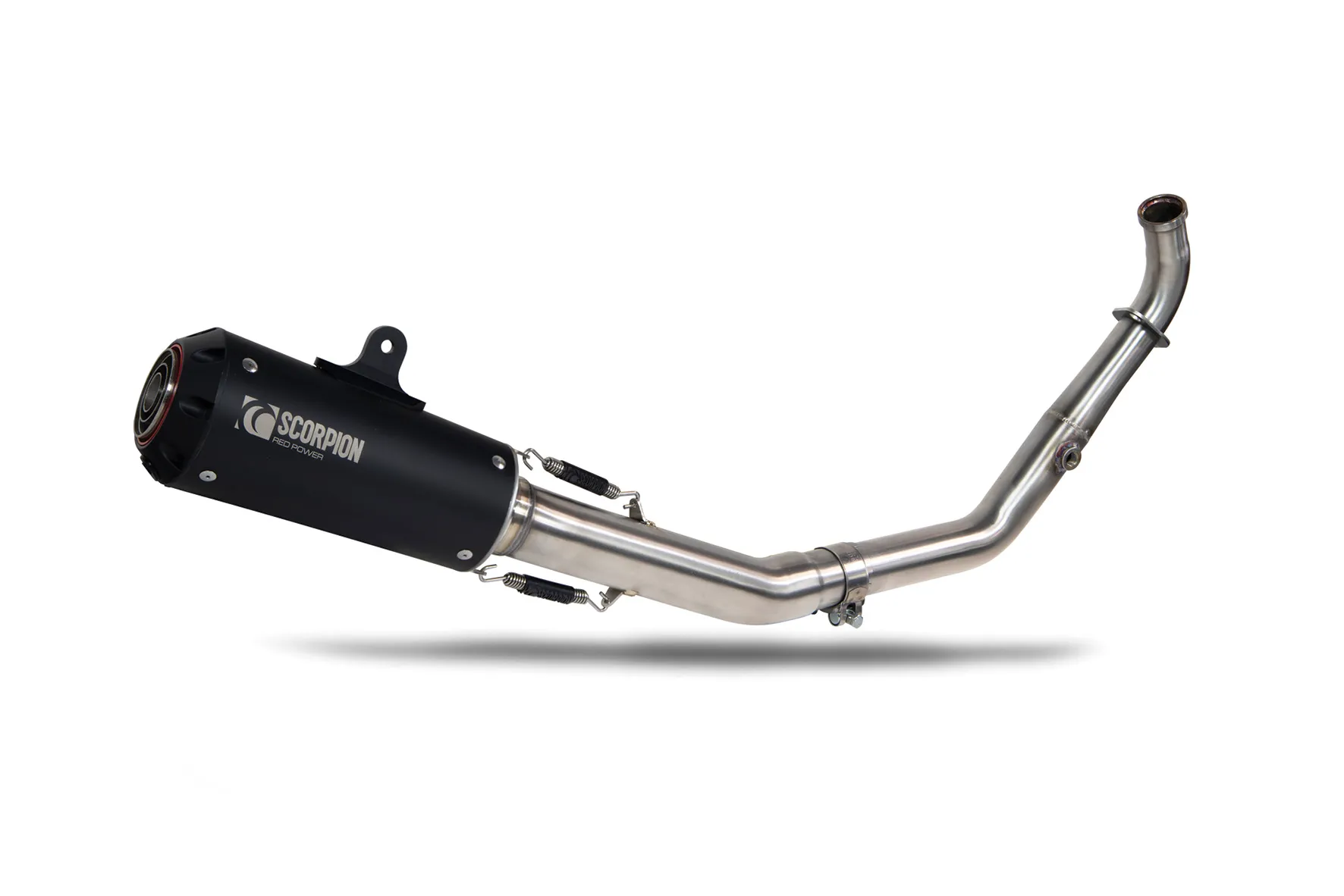 Exosto Scorpion Red Power Yamaha MT 15 full system vista lateral para YAMAHA MT 15