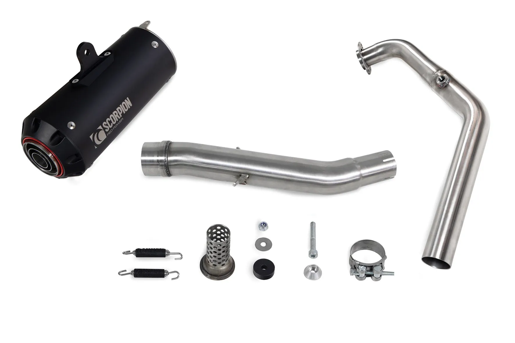 Mofle escape Scorpion Yamaha MT 15 full system negro cerámica para YAMAHA MT 15
