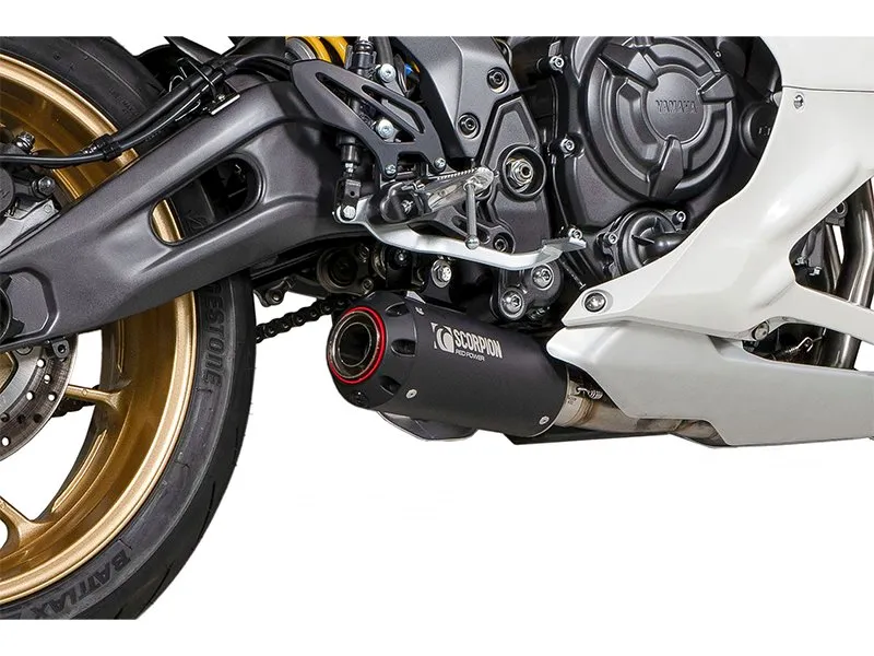 Exosto Escape Mofle Full System Yamaha Yzf R7 Red Power Scorpion — vista 2 para YAMAHA YZF R7