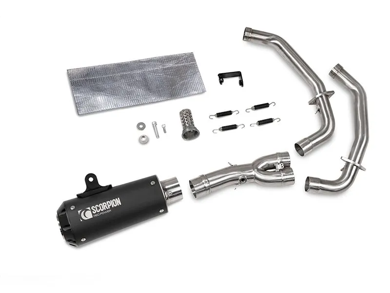 Exosto Escape Mofle Full System Yamaha Yzf R7 Red Power Scorpion — vista 5 para YAMAHA YZF R7