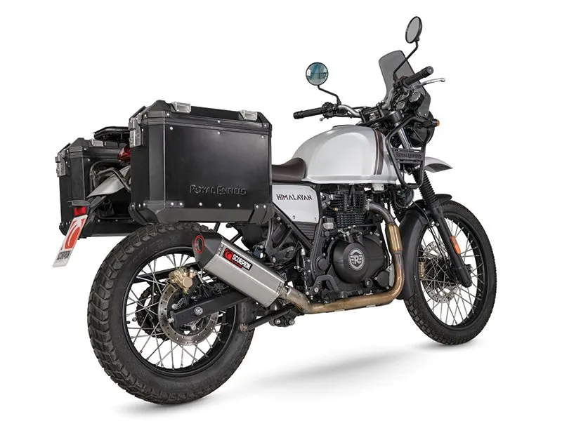 Exosto Escape Mofle Royal Enfield Himalayan 411 Serket Scorpion — vista 2 para ROYAL ENFIELD HIMALAYAN 411