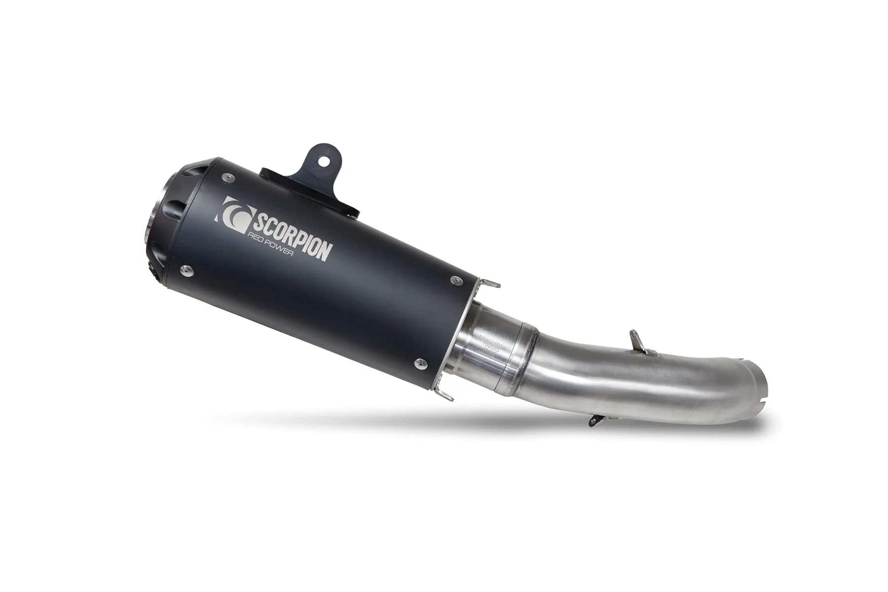 Exosto Escape Mofle KTM 390 Duke Slip on Red Power Scorpion — vista 3 para KTM 390 DUKE