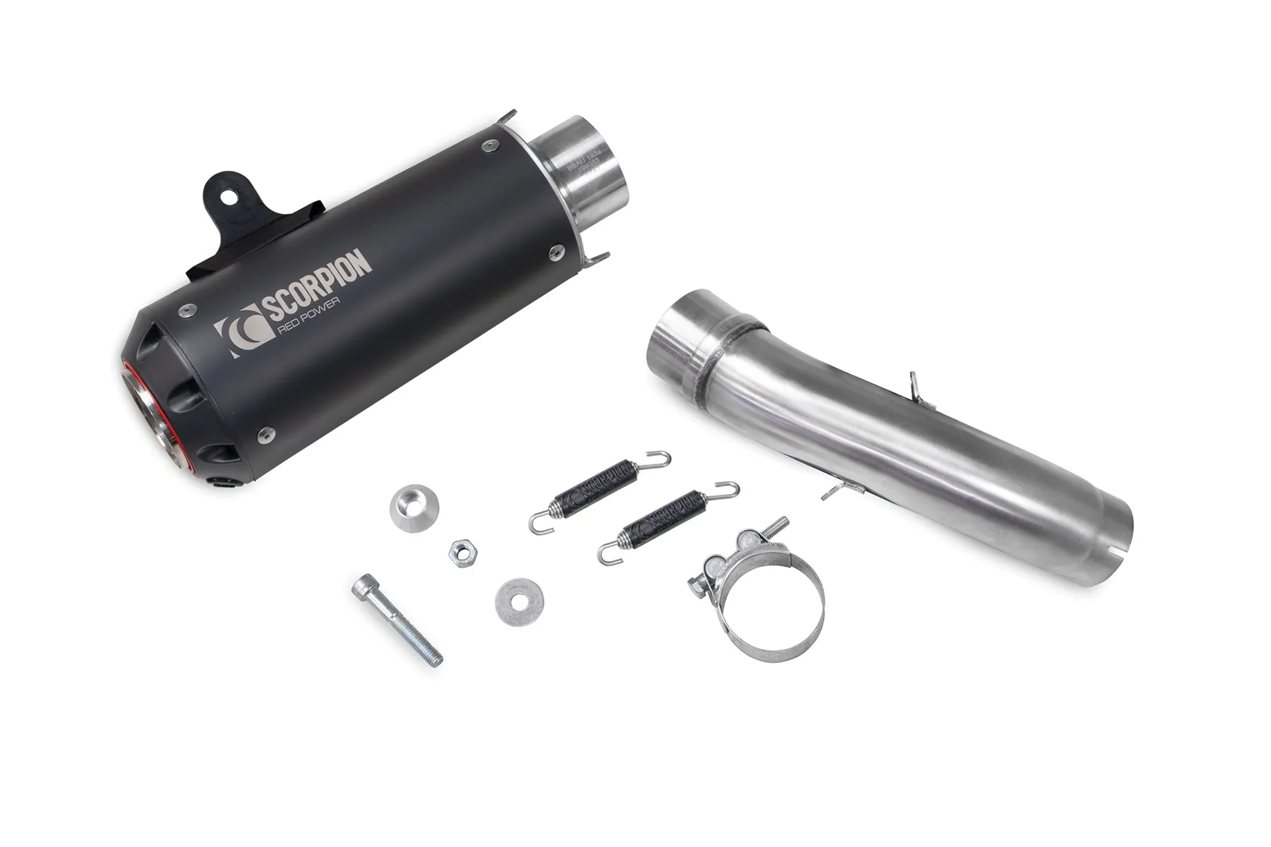 Exosto Escape Mofle KTM 390 Duke Slip on Red Power Scorpion — vista 4 para KTM 390 DUKE