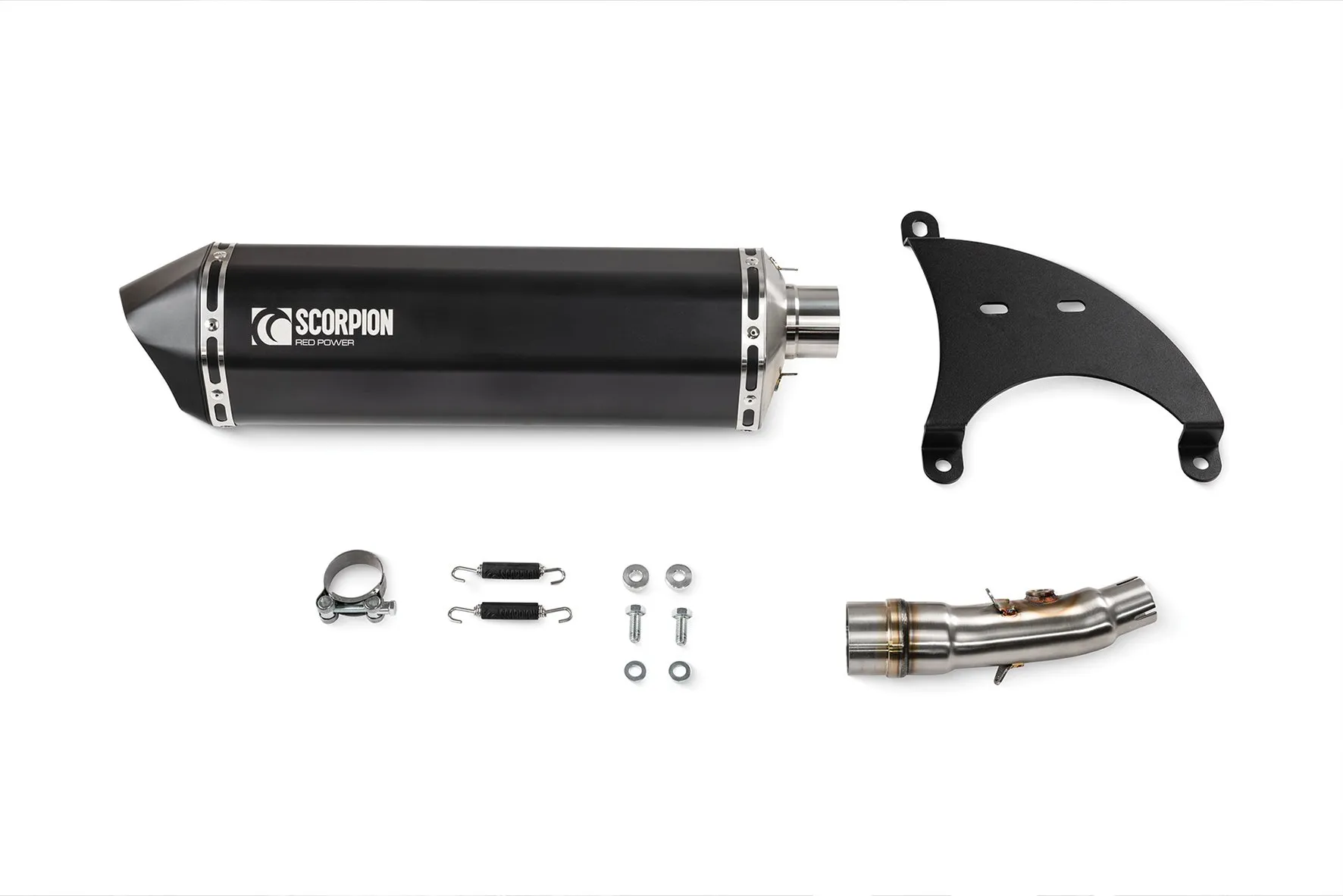 Exosto Escape Mofle Slip on Yamaha Xmax 300 Serket Parallel Scorpion — vista 4
