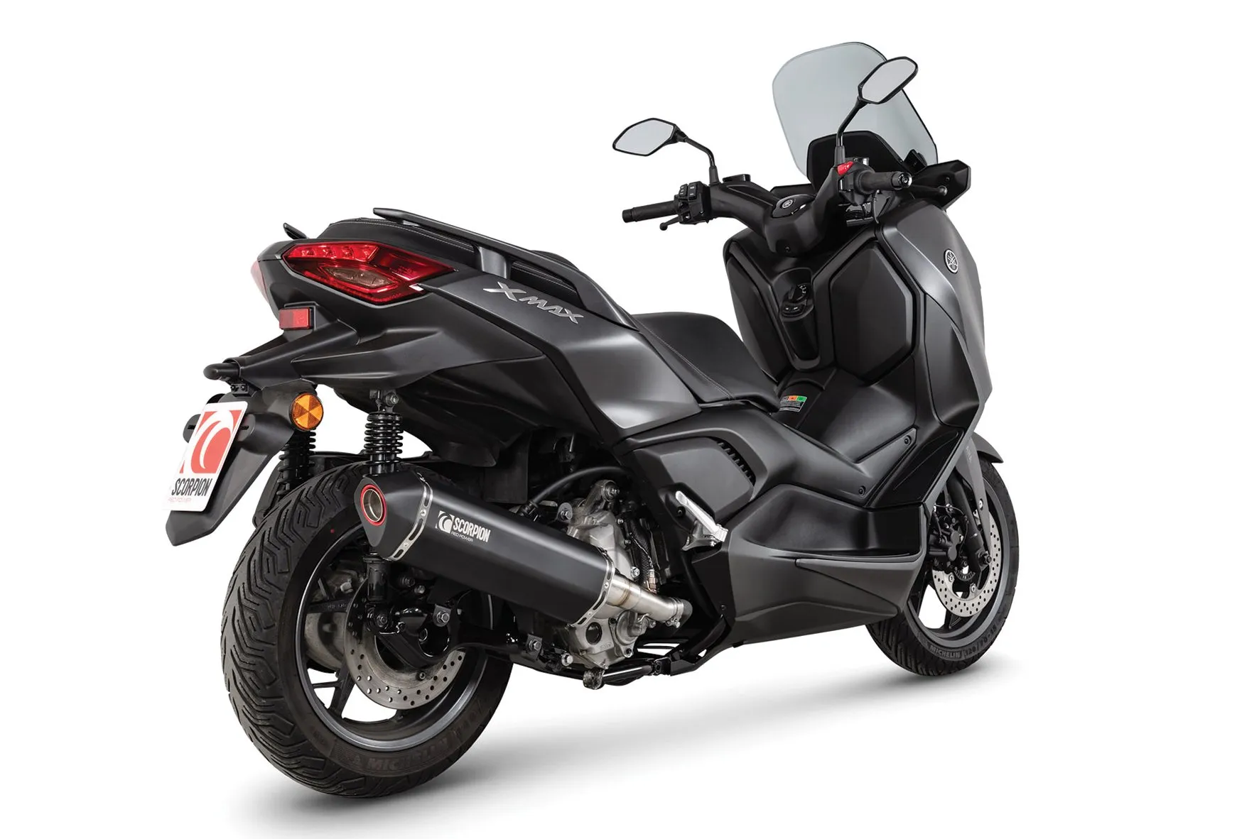 Exosto Escape Mofle Slip on Yamaha Xmax 300 Serket Parallel Scorpion