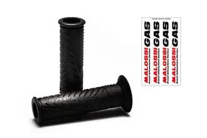 Manilares Malossi MHR BLACK en goma termoplástica premium con alto confort y agarre